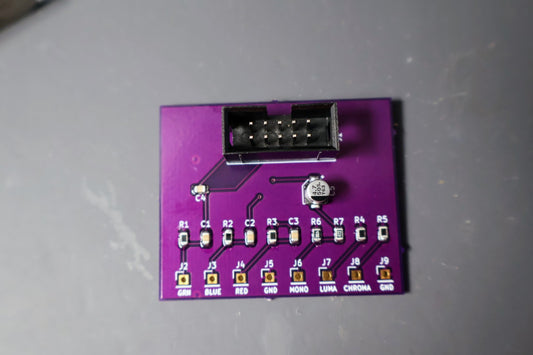 Sony KV-13FM12/13/14 Component and S-Video Breakout Board